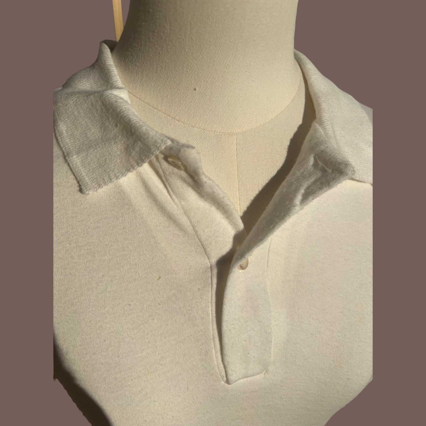 Vintage Sportswear Knit Polo Shirt – Minimalist Americana