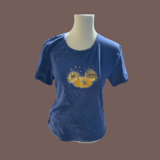 Vintage Disneyland 50th Anniversary Mickey Tee – 2000s Disneycore