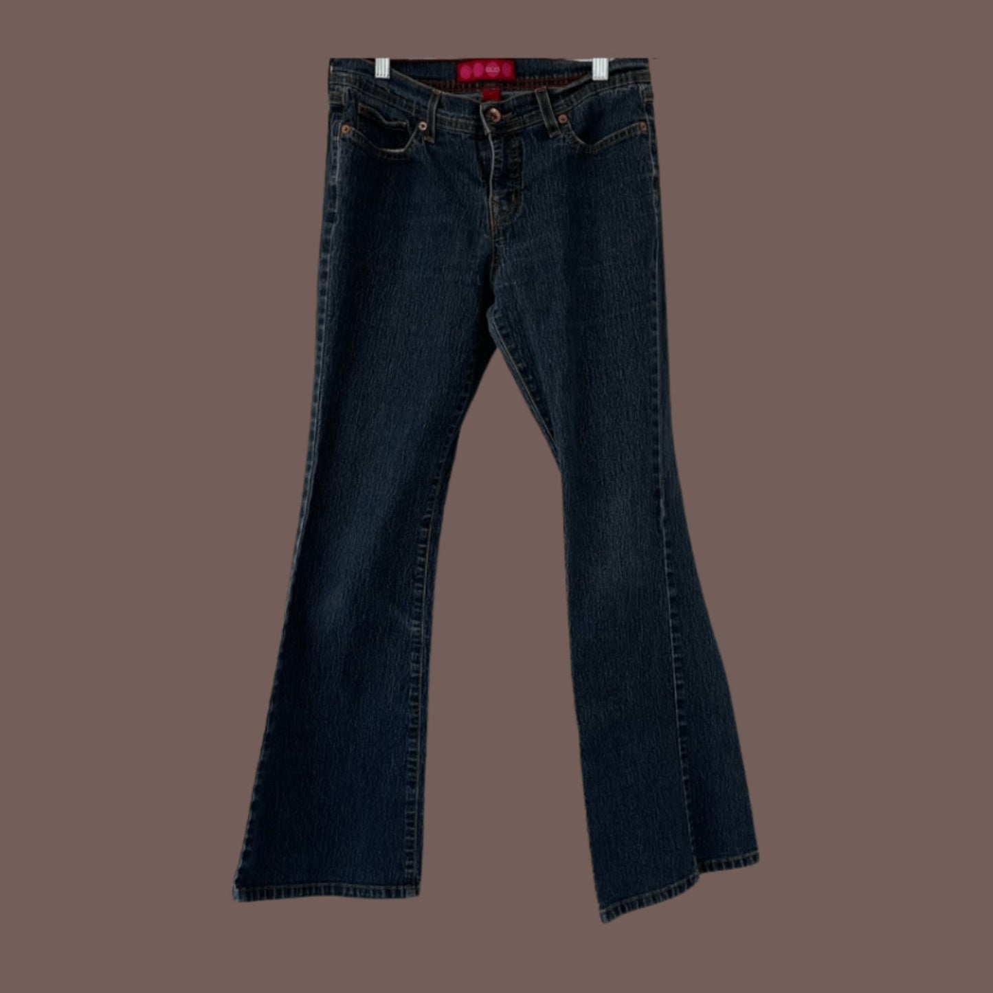 Vintage GLO Low-Rise Flared Jeans – Y2K Dark Wash