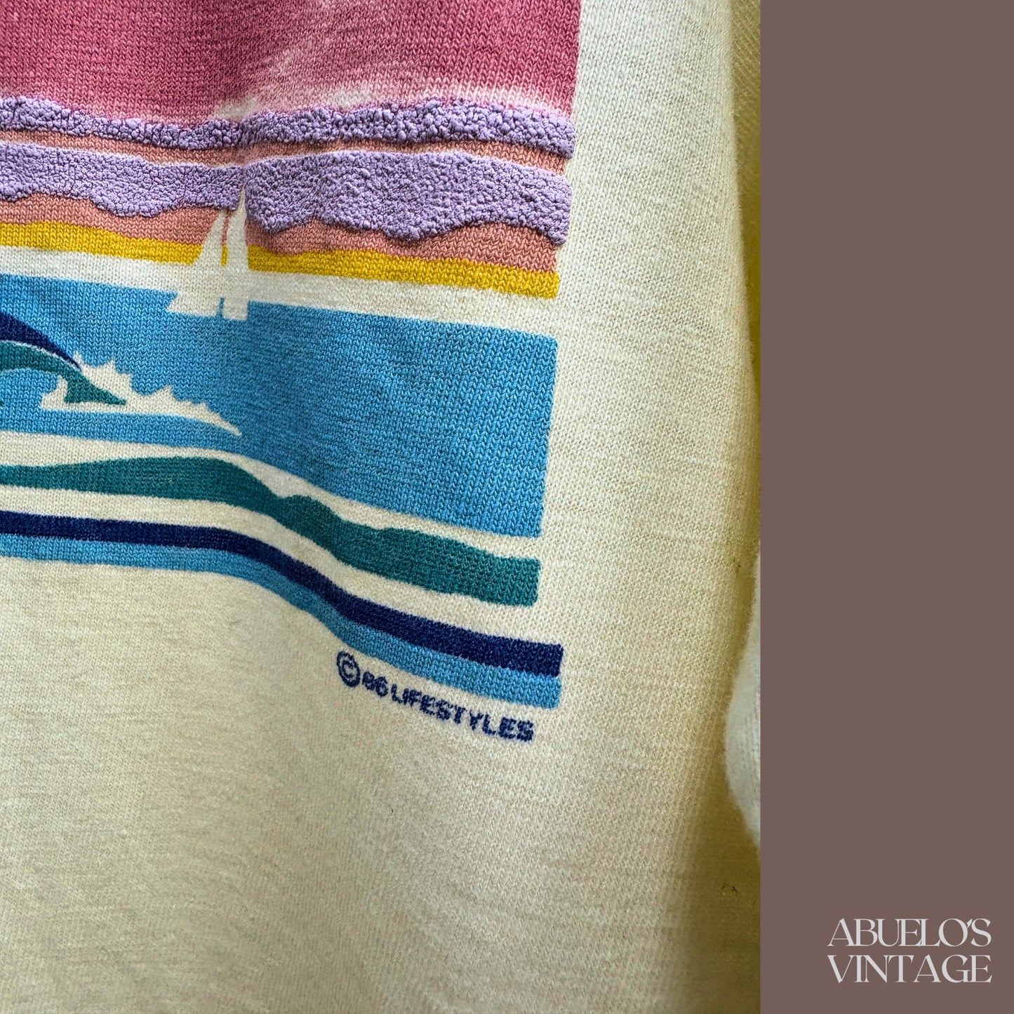 Vintage Oneita Santa Cruz Graphic T-Shirt – 90s Coastal Retro