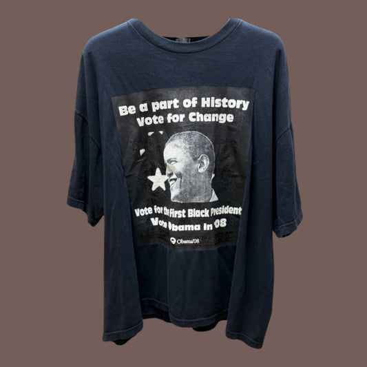 Vintage Obama 2008 Campaign T-Shirt – Political History Tee