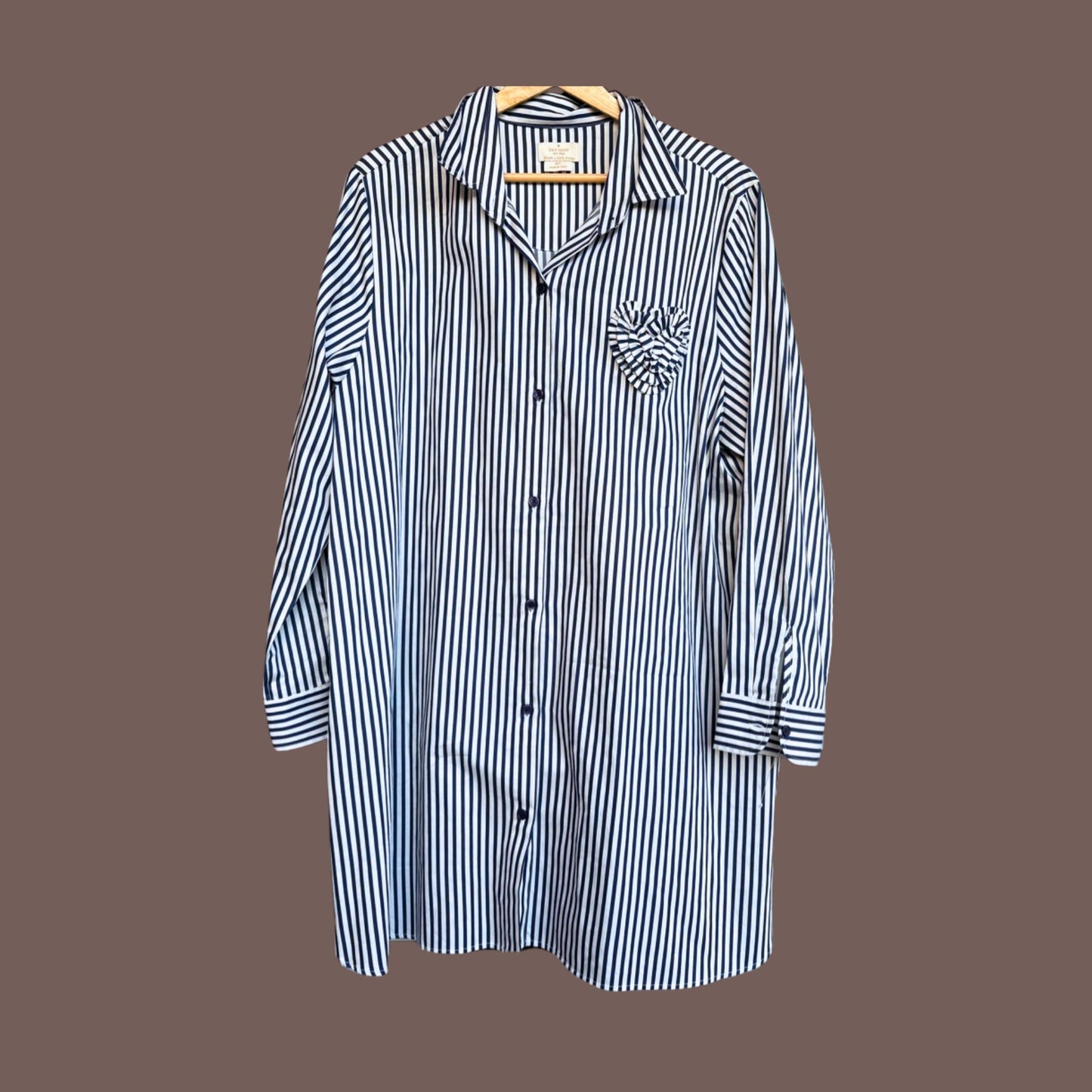 Vintage Kate Spade Striped Shirtdress – Coquette Prep Classic
