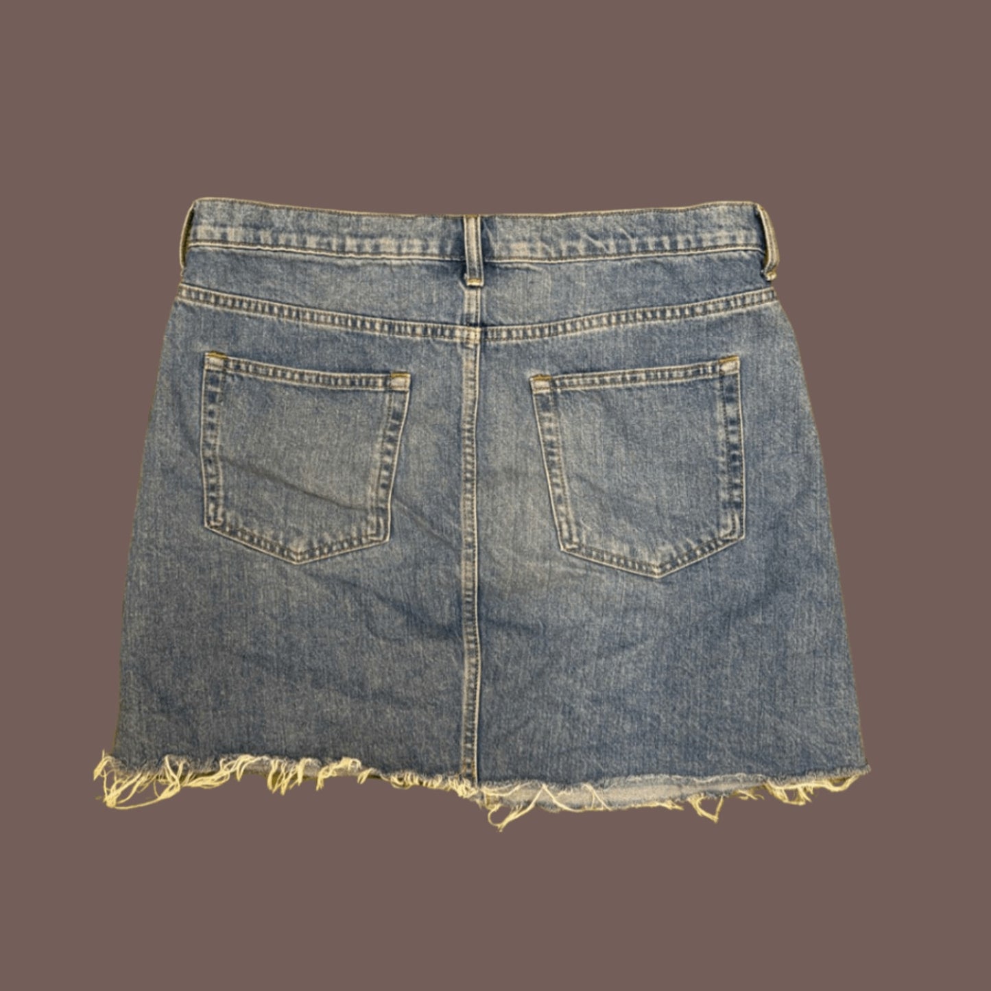 Everlane Light Wash Denim Mini Skirt – Size 12