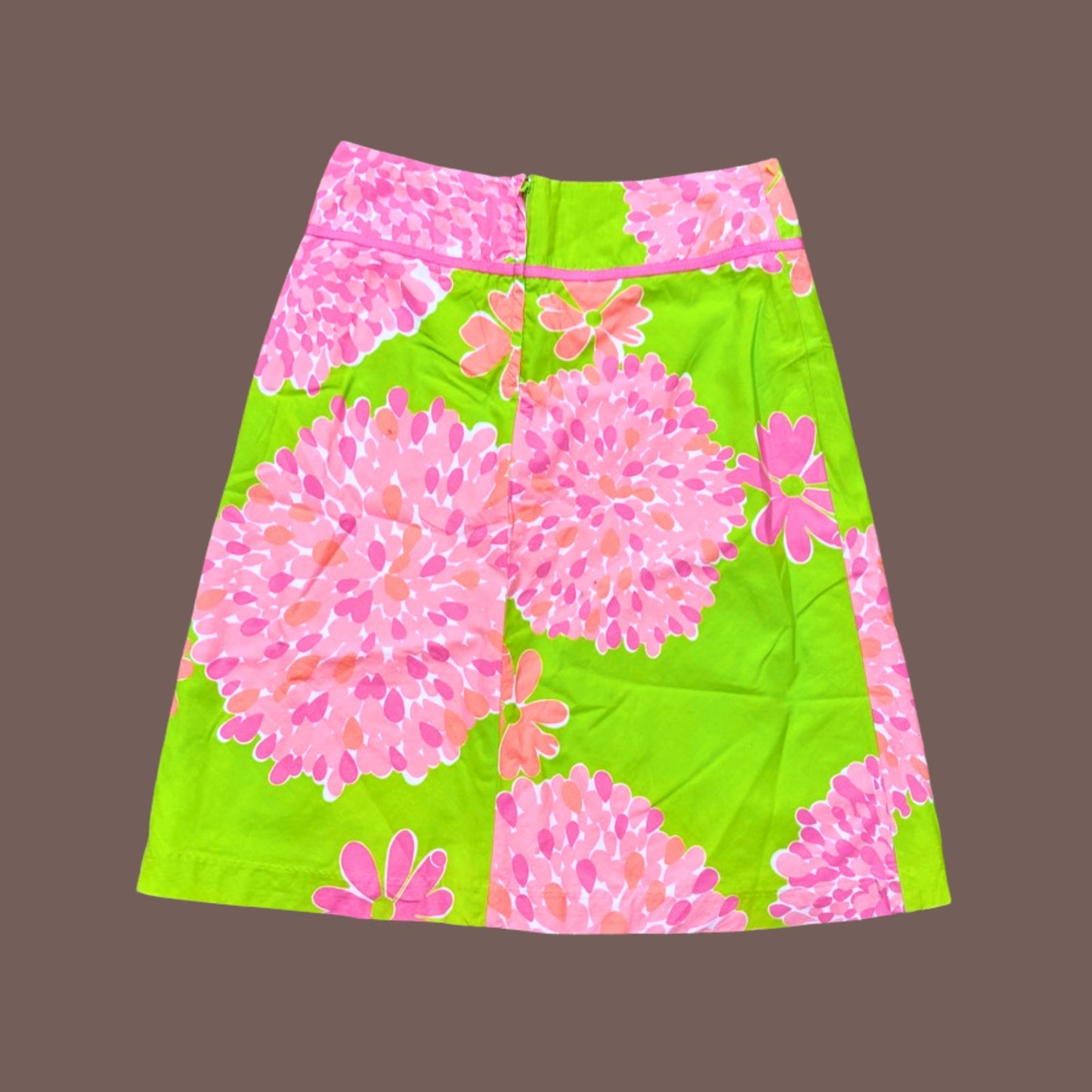 Lilly Pulitzer Floral A-Line Skirt – 2000s Resortcore
