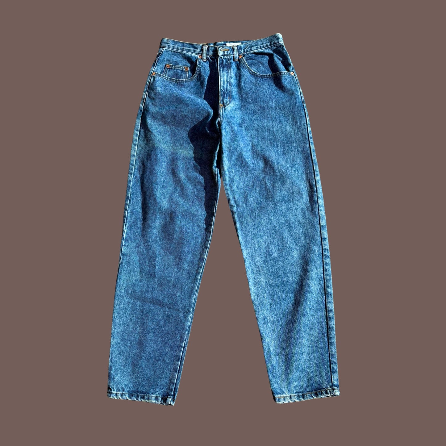 Vintage Match High Rise Tapered Jeans – 90s Classic Denim