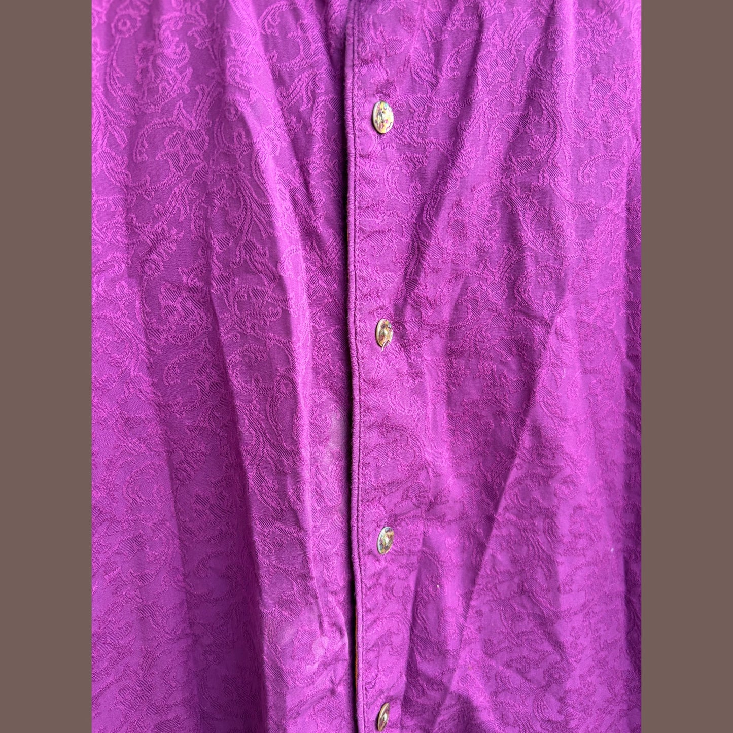 Vintage Robert Graham Paisley Button Up – Y2K Luxe Statement