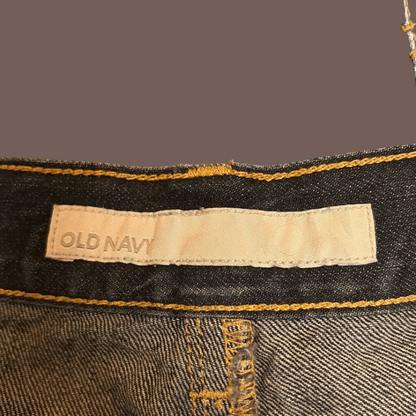 Vintage Old Navy Distressed Denim Mini Skirt – Y2K Mall Era