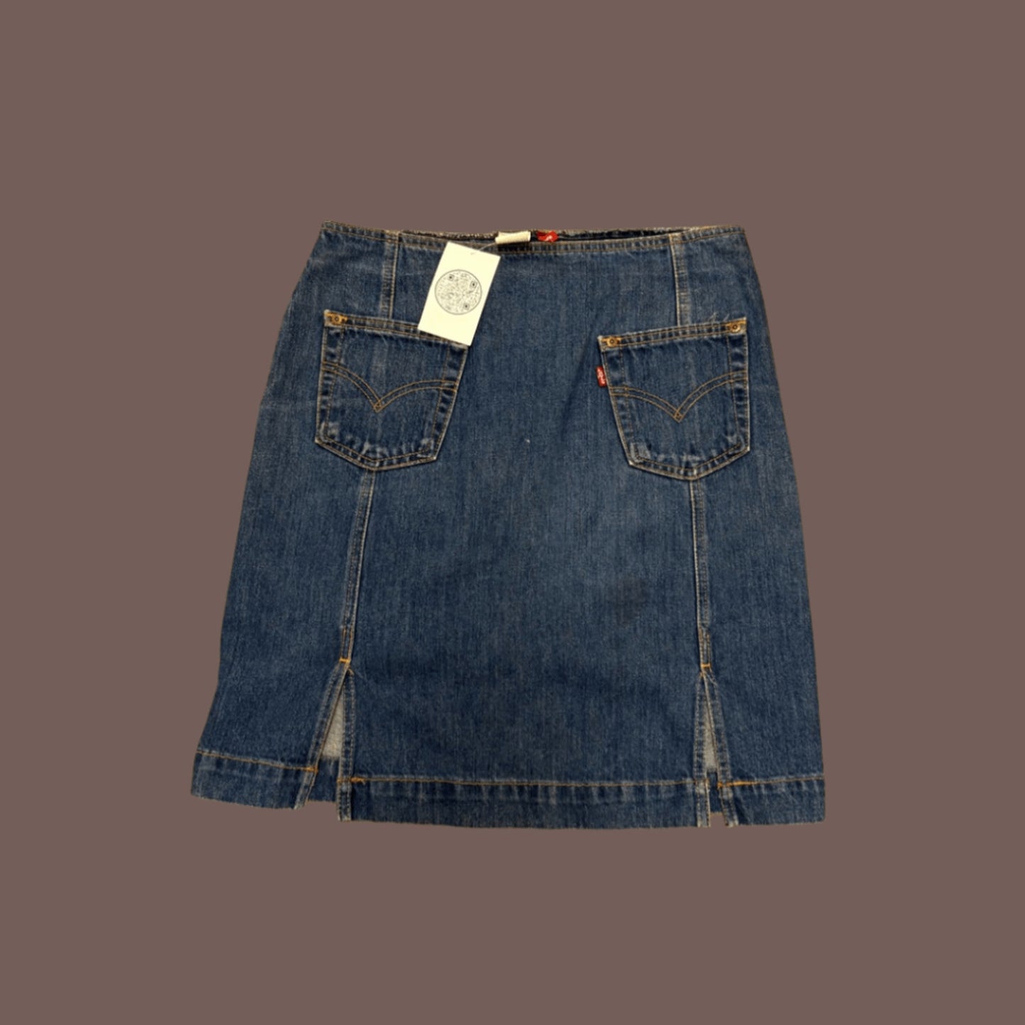Vintage Levi’s Denim A-Line Mini Skirt – Indie Sleaze Revival