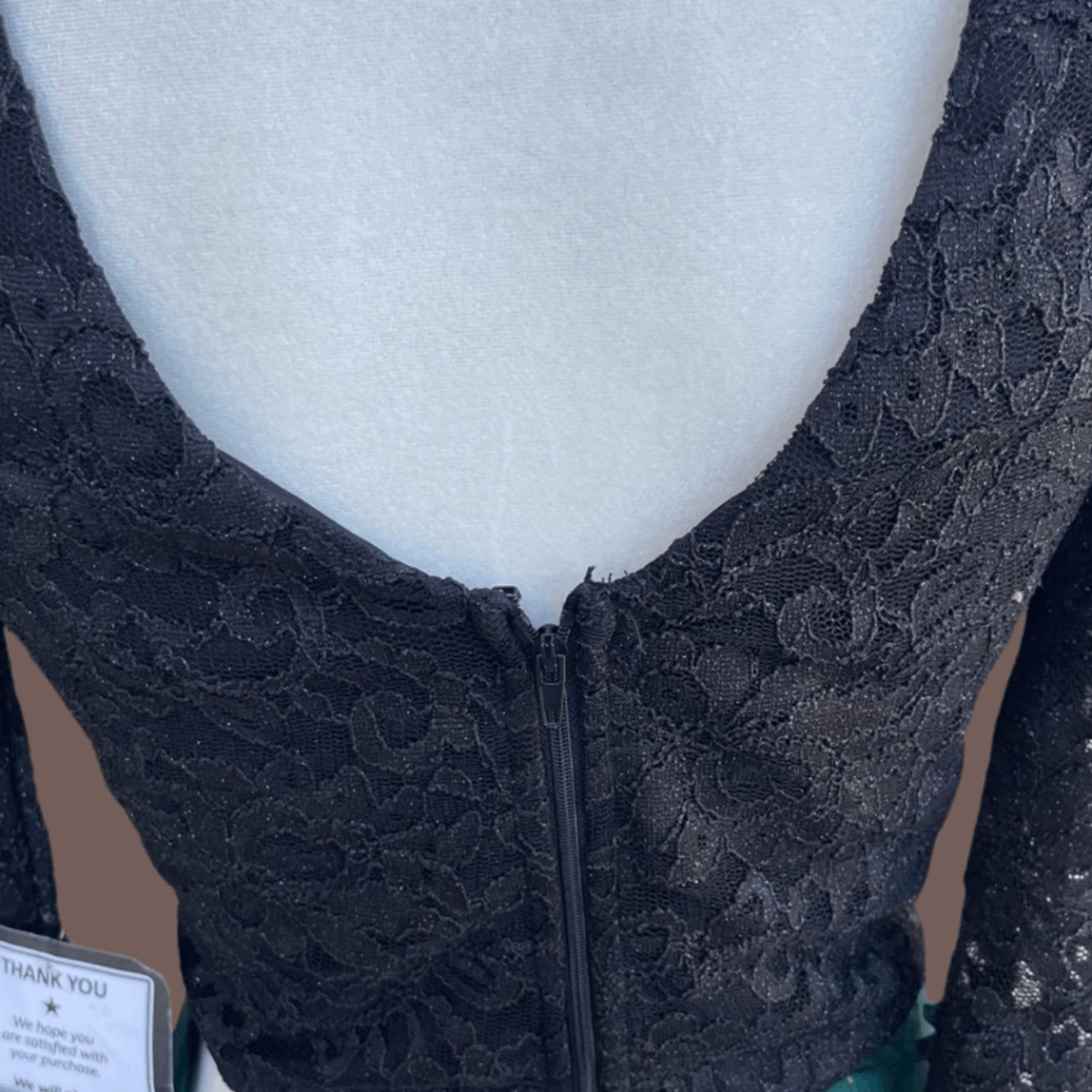 Vintage City Studio Black Lace Evening Top – Modern Romantic Glam