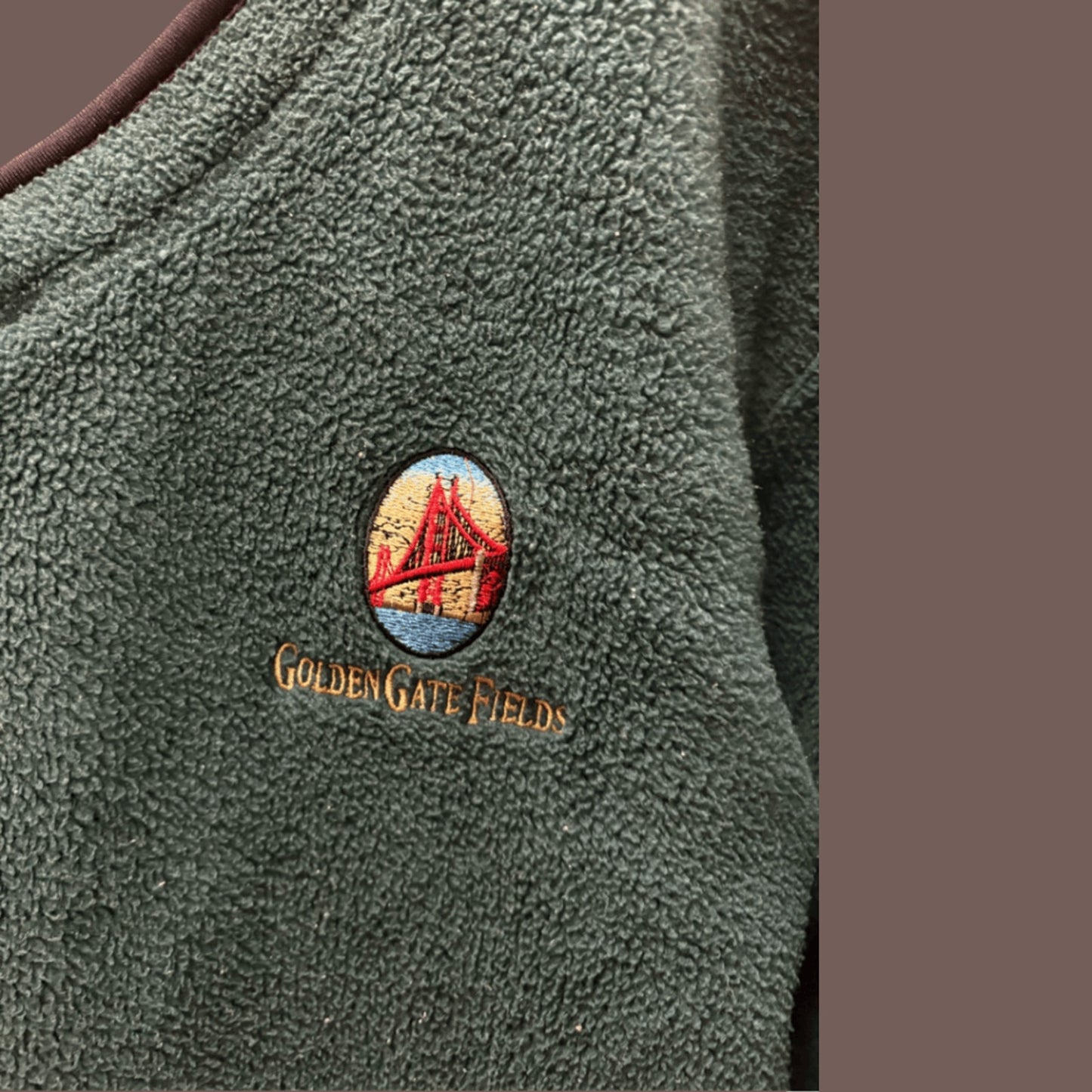 Vintage Tri-Mountain Golden Gate Fields Fleece Pullover – Retro Outdoorwear