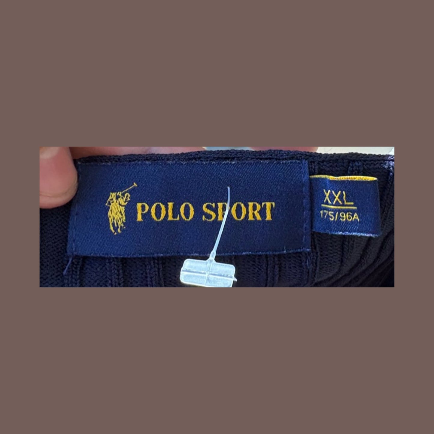 Vintage Polo Sport Knit Varsity Dress – 2000s Preppy Coquette