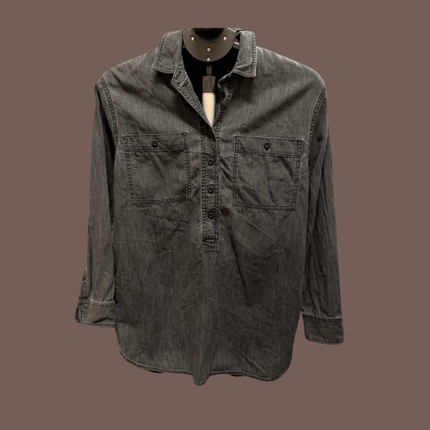 Vintage Madewell Washed Cotton Pullover – Oversized Essential