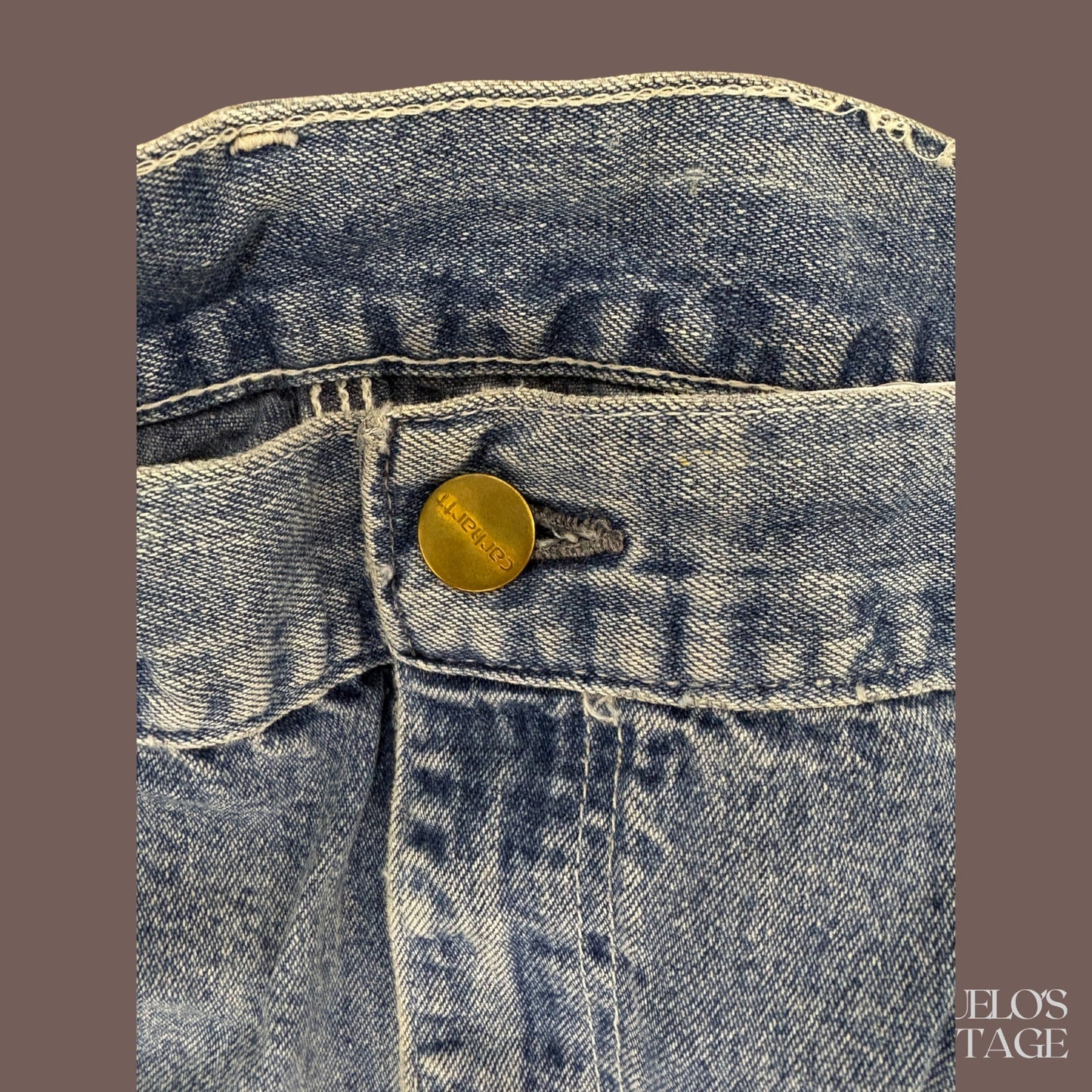 Vintage Carhartt Denim Work Pants – 90s Workwear