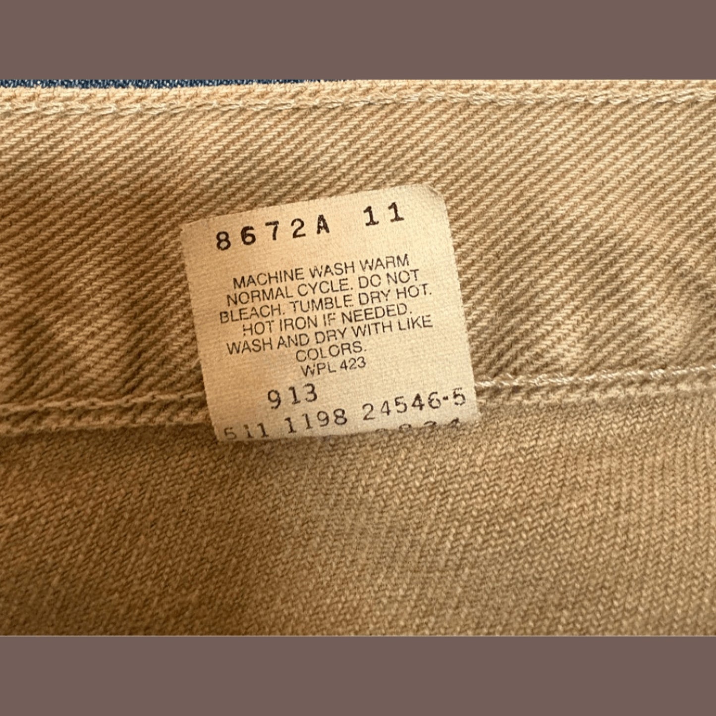 Vintage Levi’s 550 Beige Relaxed Jeans – 90s USA Made