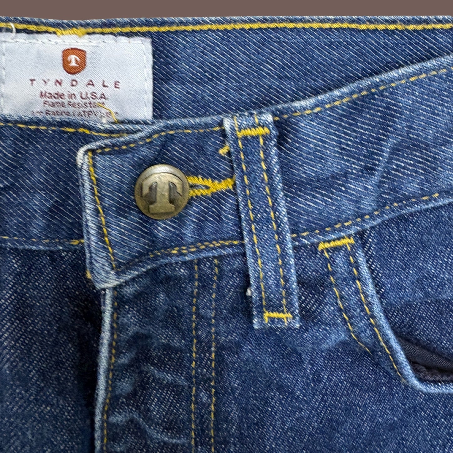 Vintage Tyndale Flame Resistant Denim Jeans – Workwear Utility