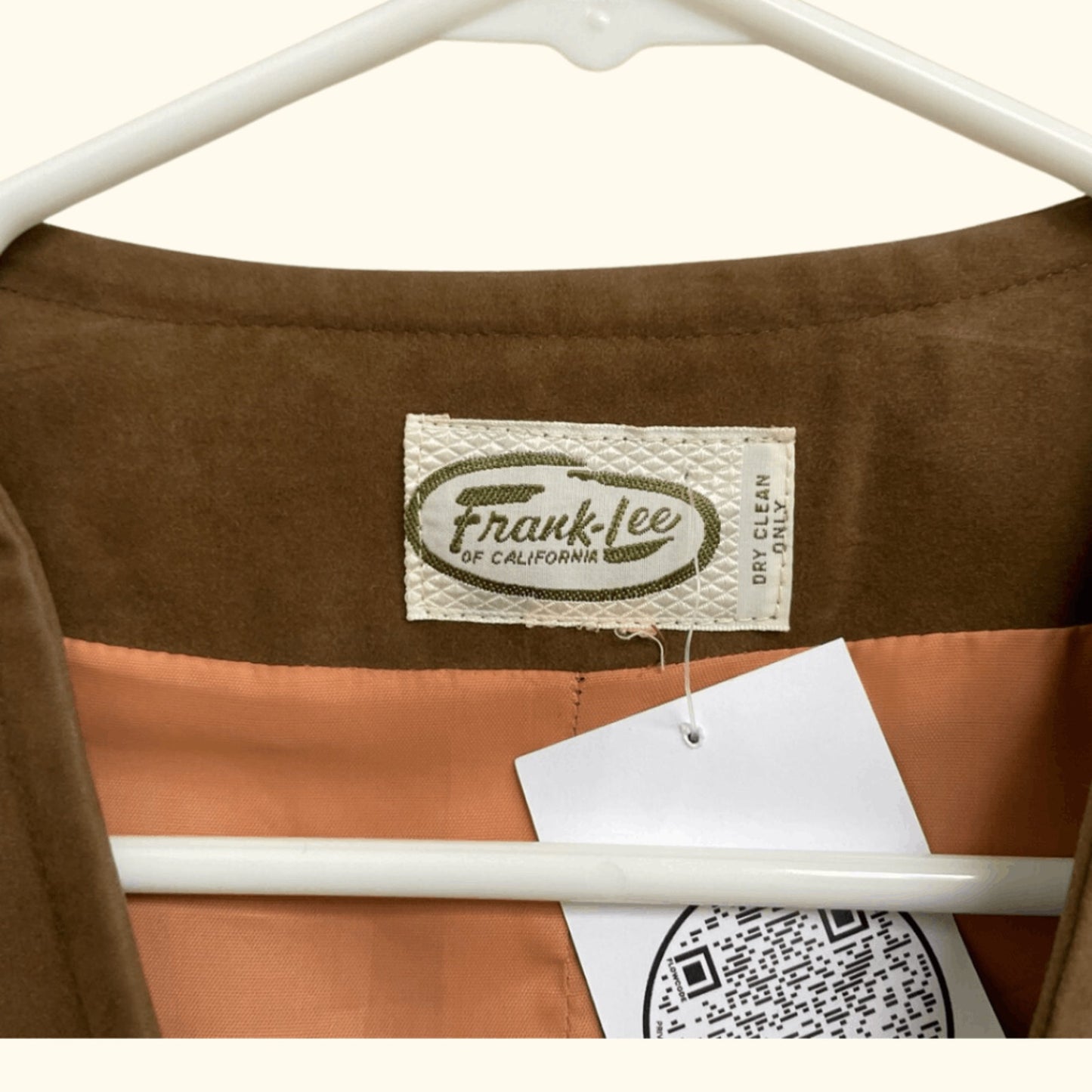 Vintage Frank Lee Suede Vest – 60s Western Minimalism