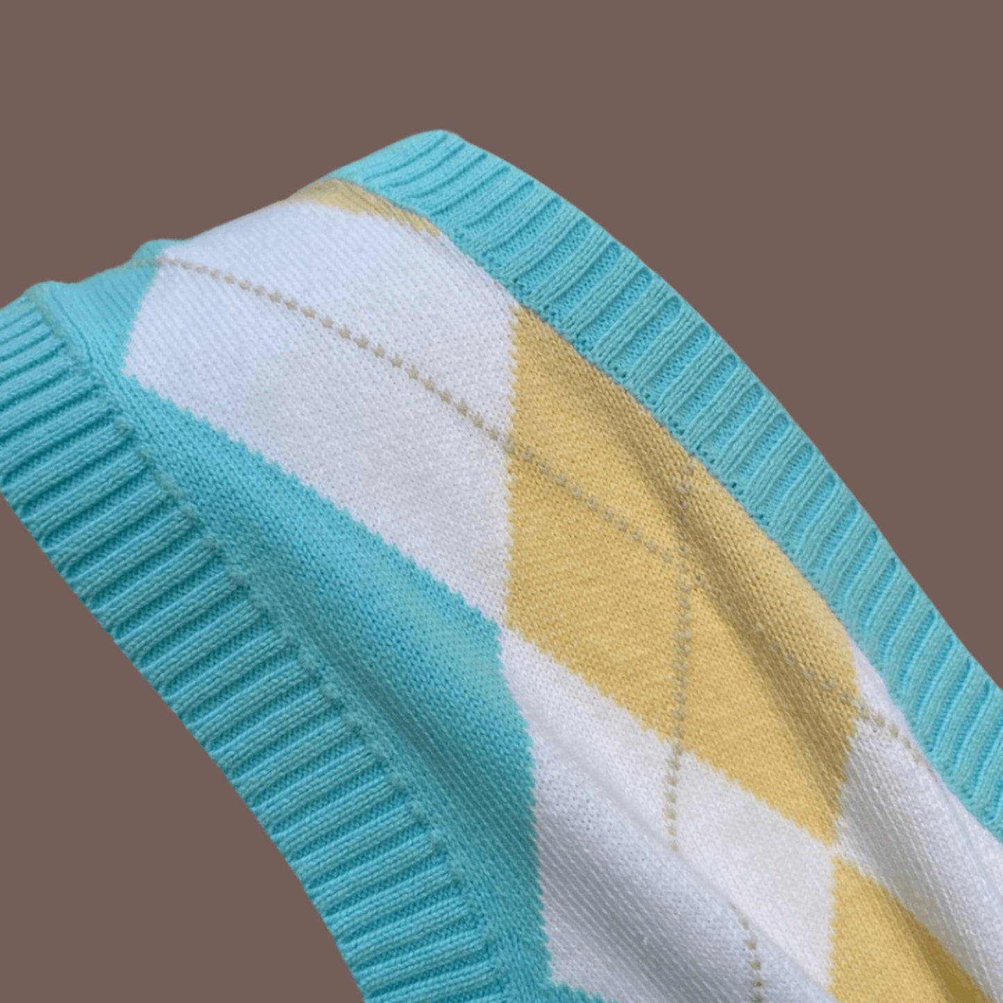 Vintage IZOD Argyle Knit Vest – Y2K Light Academia