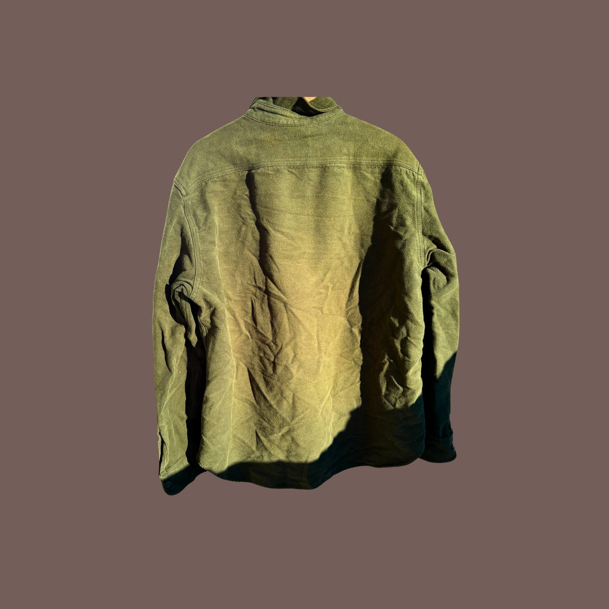 J.Crew Heavyweight Cotton Chamois Shirt – Olive Utility