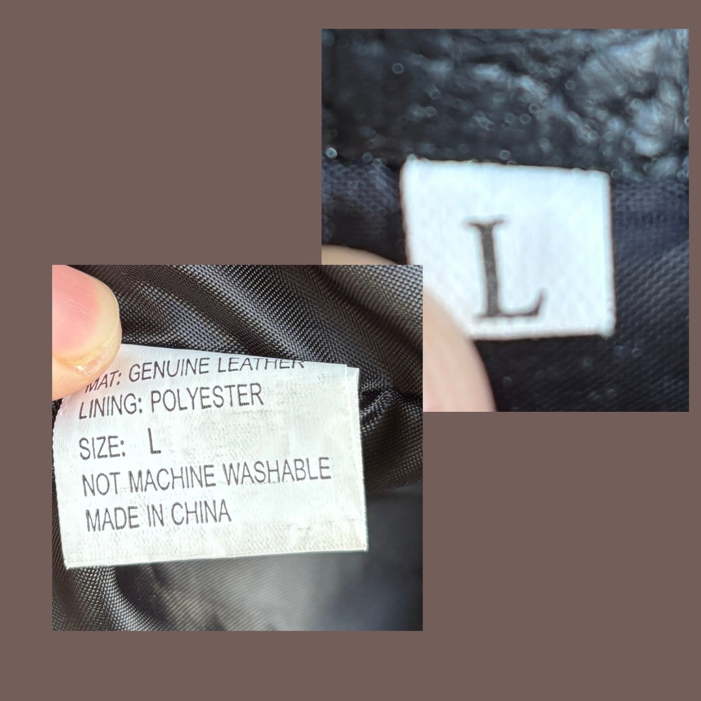 Vintage Genuine Leather Button Front Jacket – Minimalist 90s Outerwear