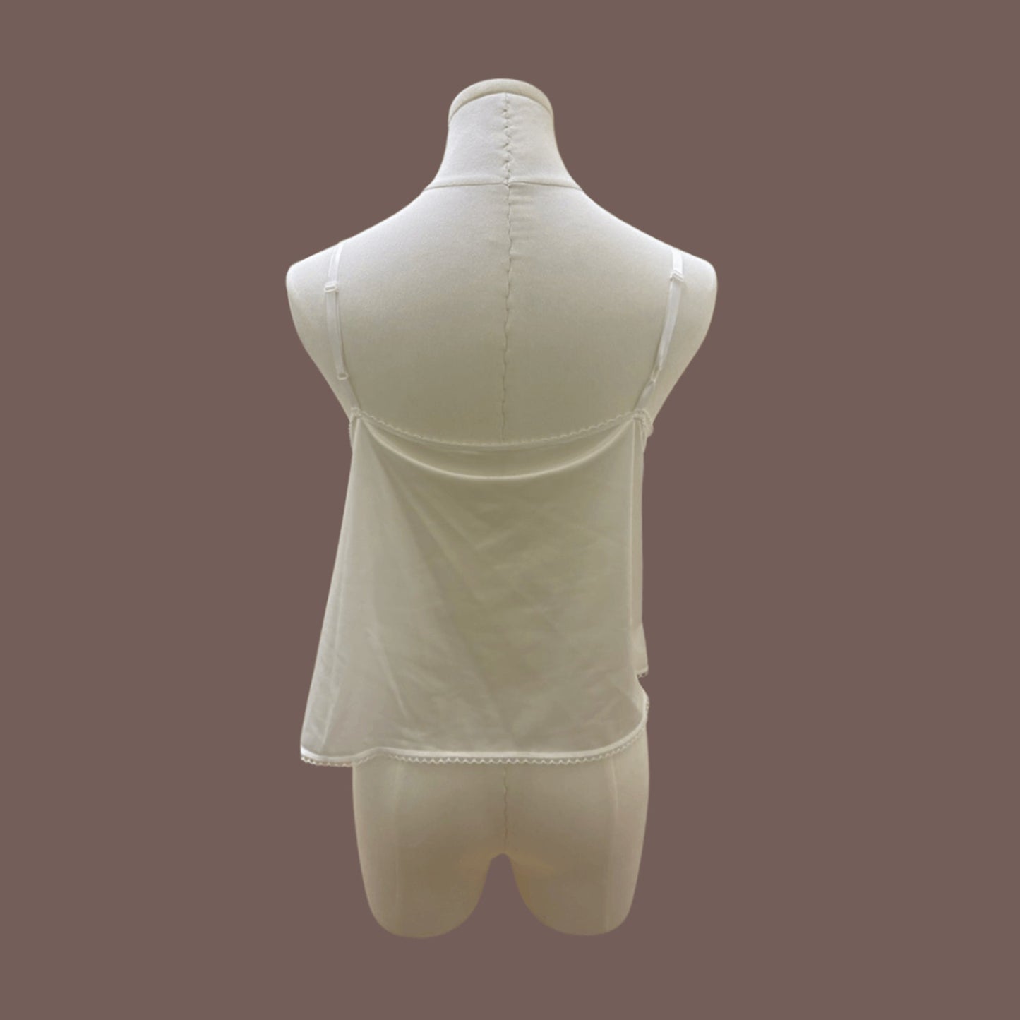 Vintage Vanity Fair Satin Lace Camisole – 70s Romantic Lingerie