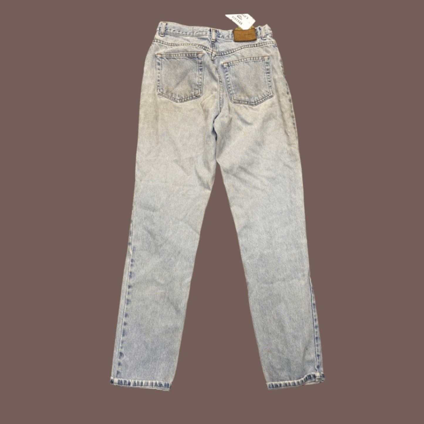 Vintage Calvin Klein Light Wash Straight Jeans – 90s Grunge