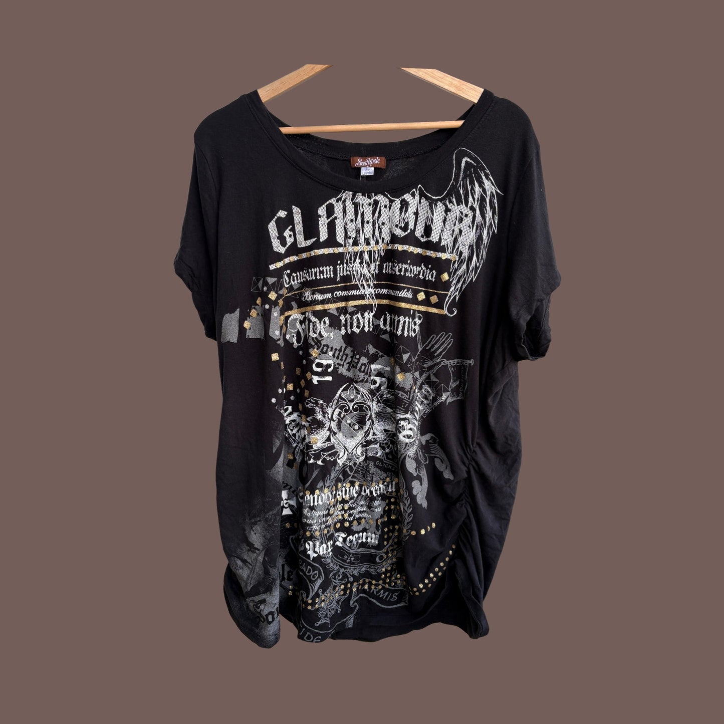 Vintage Southpole Graphic Tunic Tee – Y2K Mall Goth