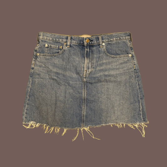 Everlane Light Wash Denim Mini Skirt – Size 12