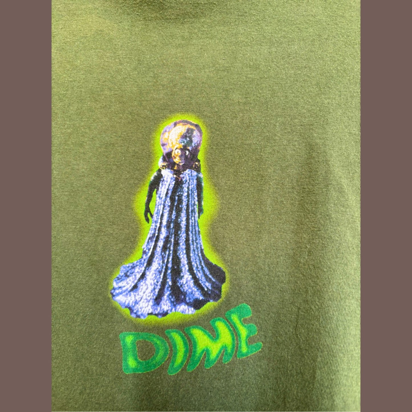 Dime MTL Alien Graphic Tee – Sci‑Fi Skate Streetwear