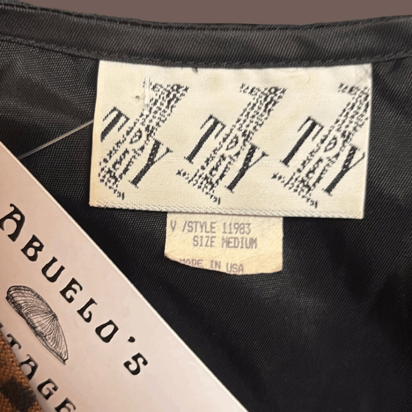 Vintage TRY Southwestern Tapestry Vest – 90s Boho Western