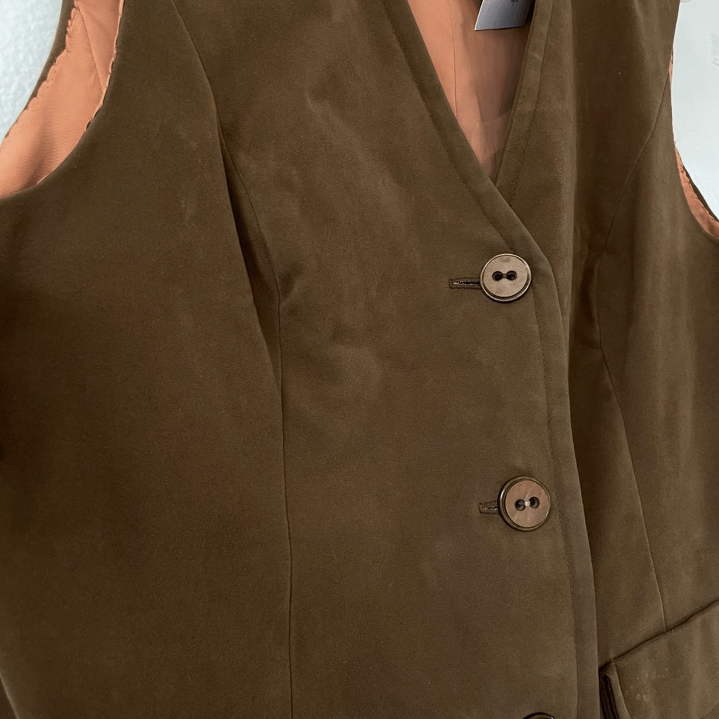 Vintage Frank Lee Suede Vest – 60s Western Minimalism