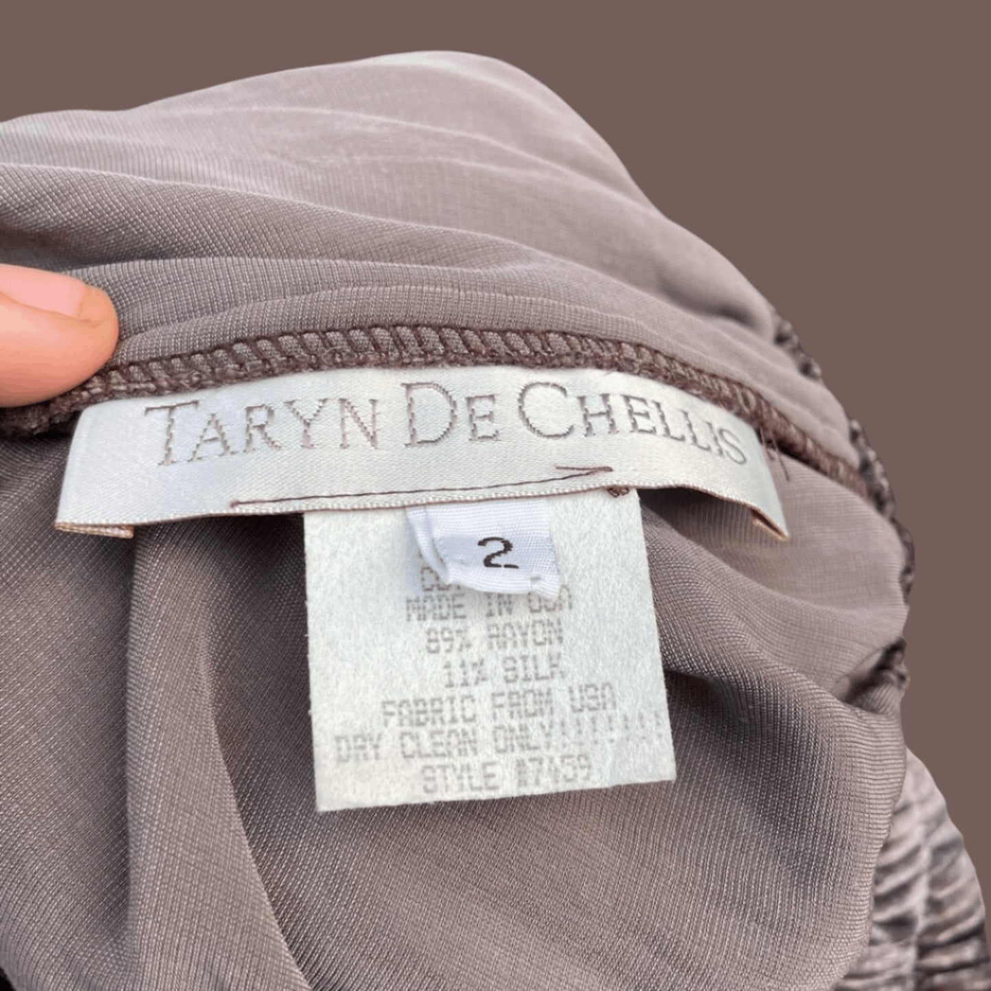 Vintage Taryn De Chellis Velour Maxi Skirt – 90s Dark Academia