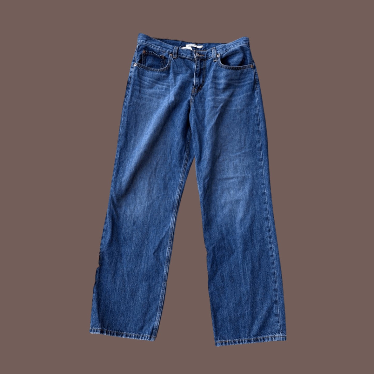 Vintage-Inspired Levi’s Low Pro Straight Jeans – Slouchy Fit