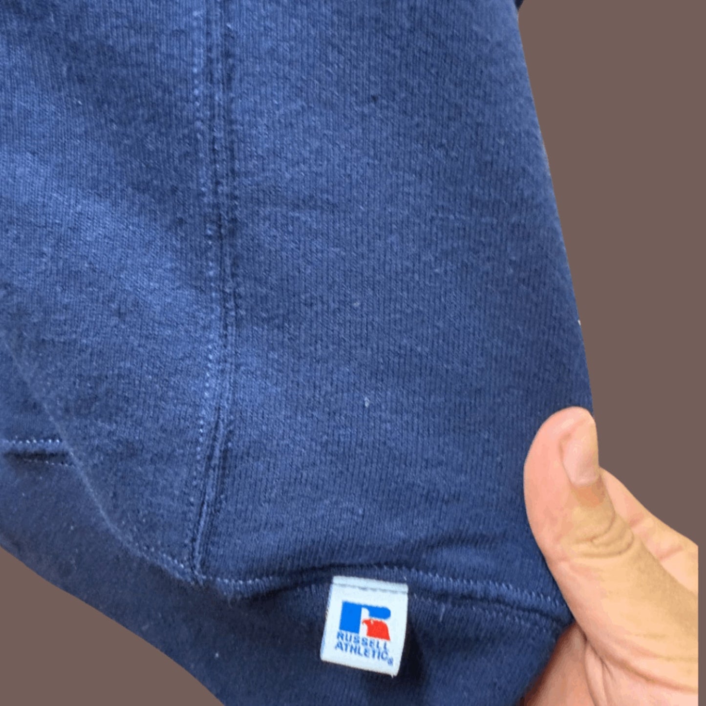 Vintage Russell Athletic Crewneck Sweatshirt – Classic Navy Fleece