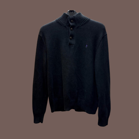 Vintage Polo Ralph Lauren Knit Polo Sweater – 2010s Preppy Classic