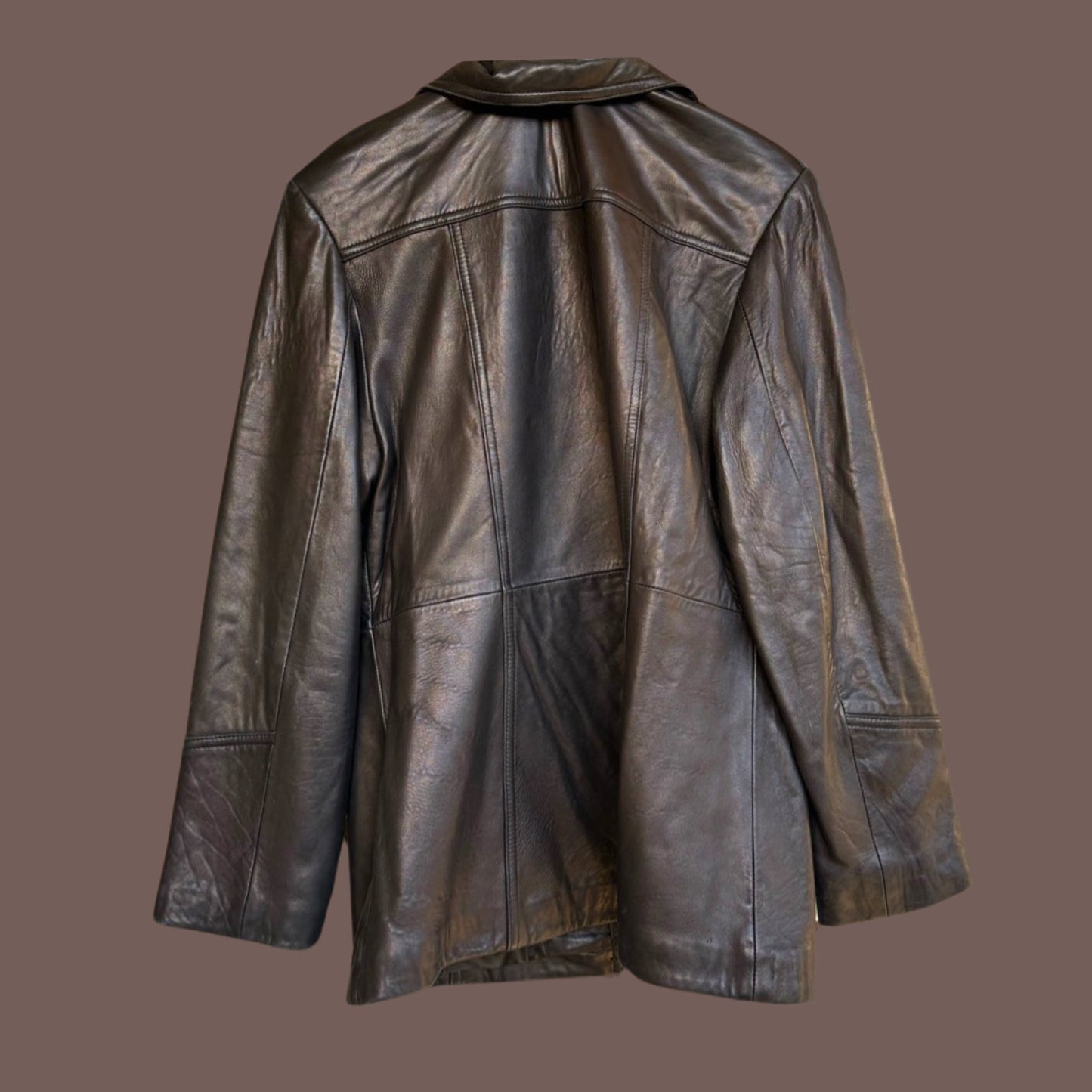 Vintage Wilsons Black Leather Jacket – 90s Mobwife Revival