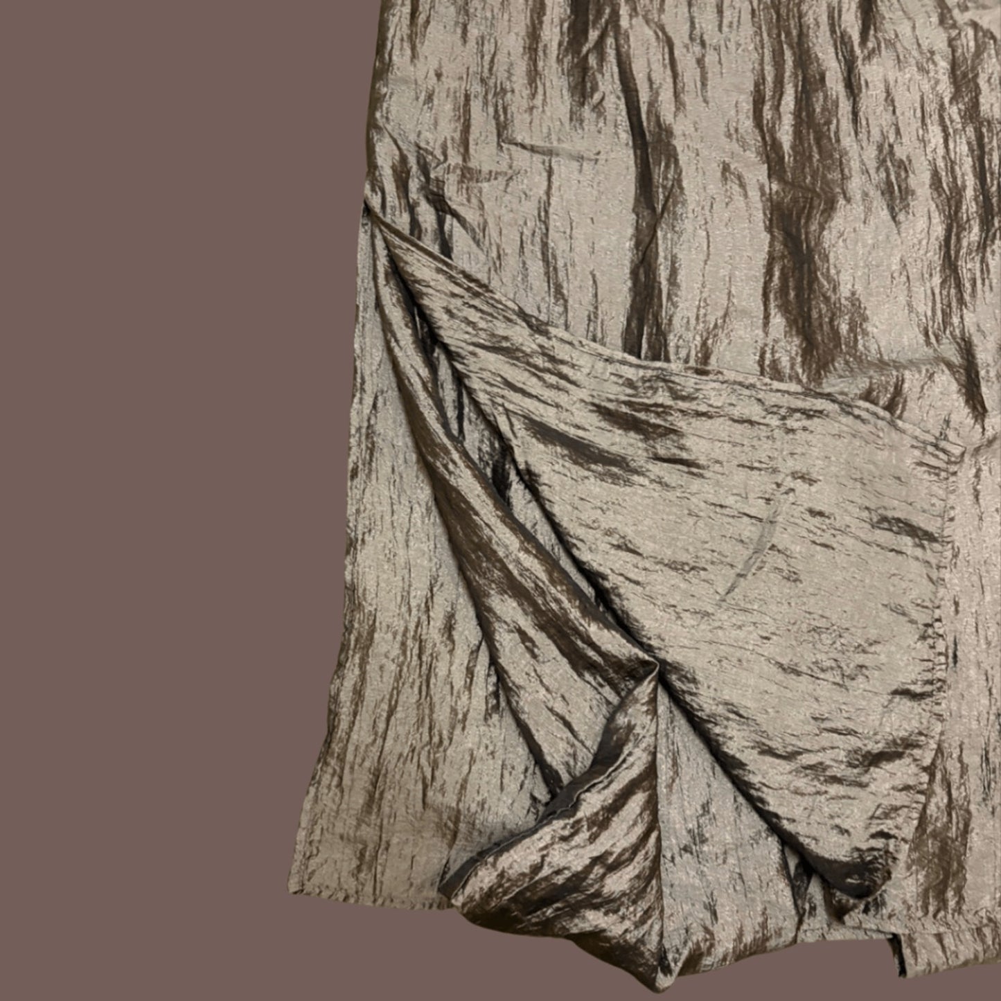 Vintage Barbara Lesser Draped Skort – Metallic Artwear Archive