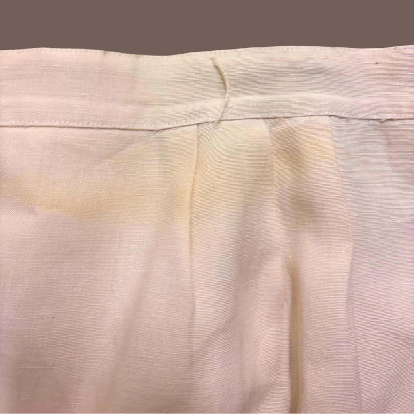 Vintage MaxMara Linen Pencil Skirt – Italian Minimalist Classic