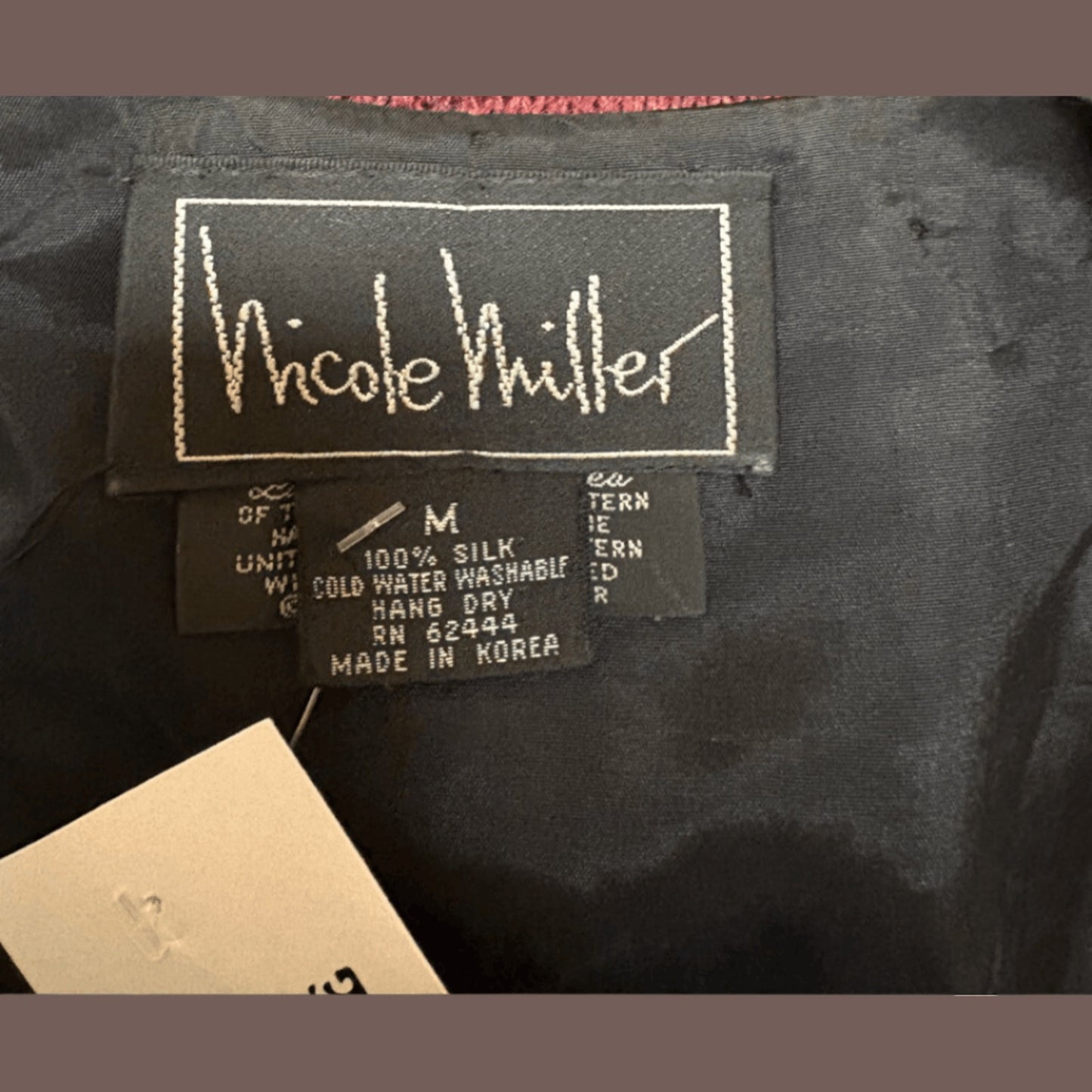 Vintage Nicole Miller Silk Vest – 90s Cityscape Statement