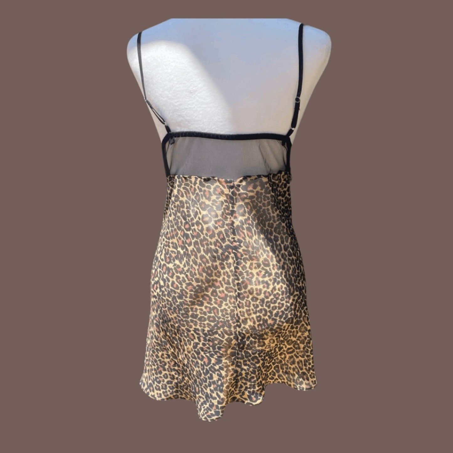 Vintage Delicates Leopard Slip Dress – Y2K Coquette Lingerie