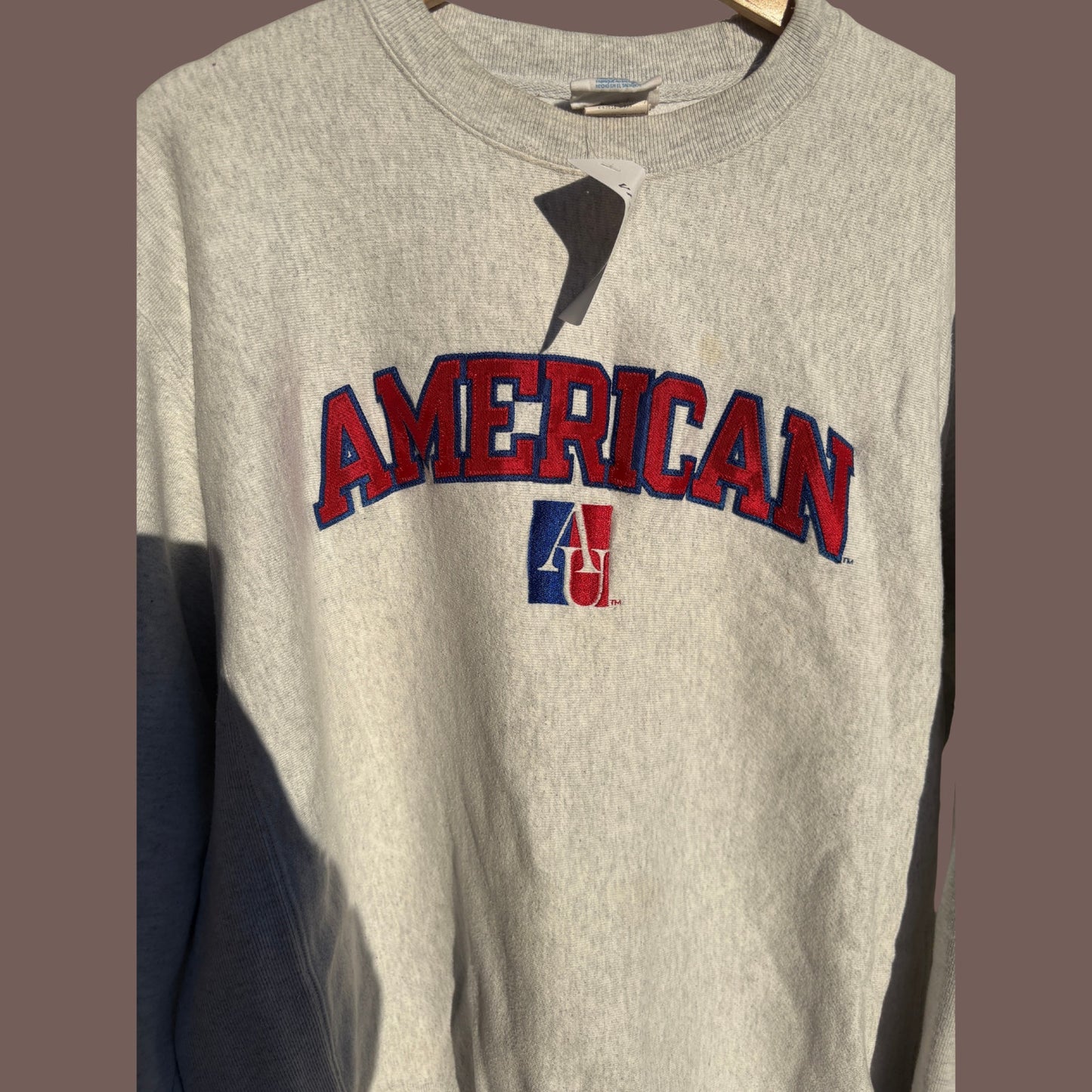 Vintage Champion Reverse Weave American University Sweatshirt – Collegiate Classic