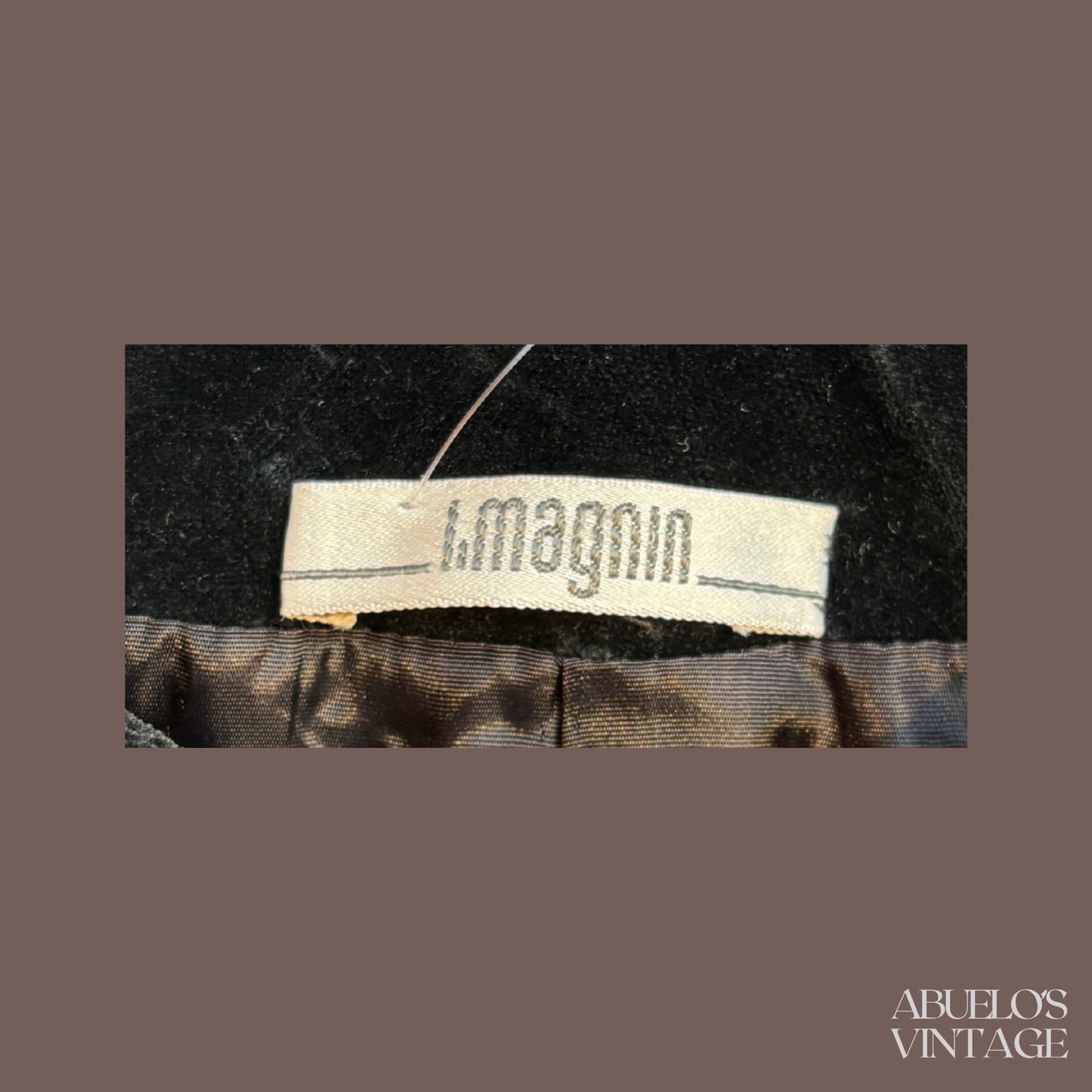 Vintage I. Magnin Velvet Blazer Jacket – Minimalist Evening