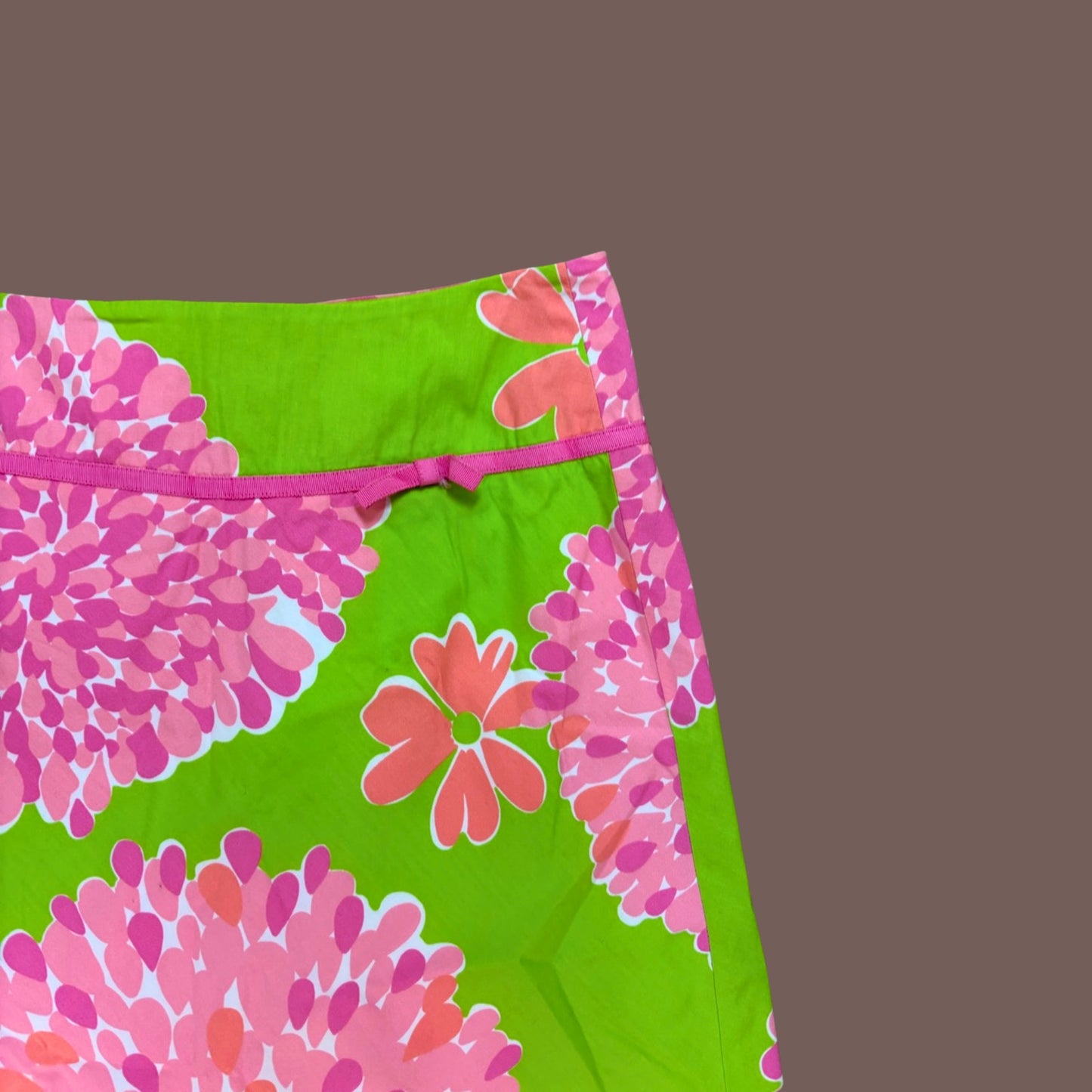 Lilly Pulitzer Floral A-Line Skirt – 2000s Resortcore