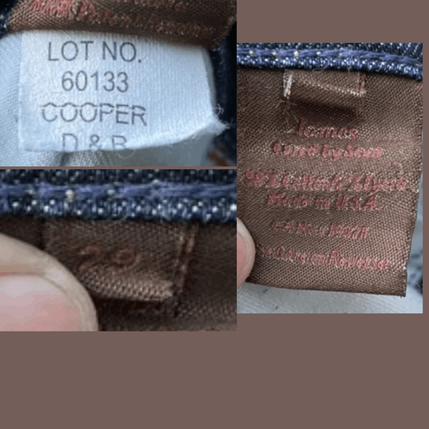 Vintage Dry Aged Denim Bootcut Jeans – Cropped Y2K Fit