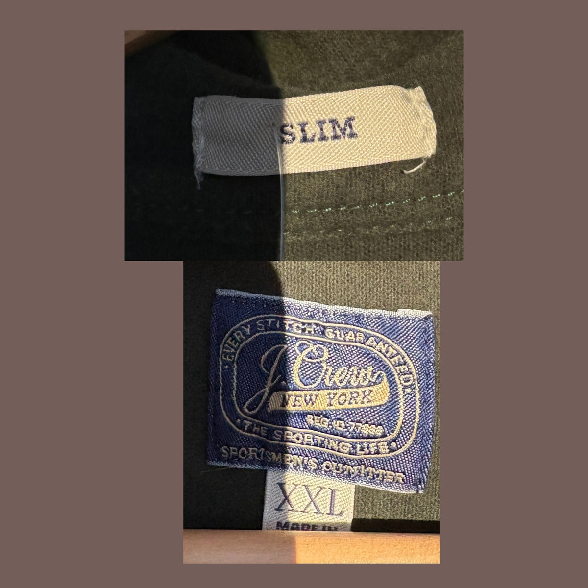 J.Crew Heavyweight Cotton Chamois Shirt – Olive Utility