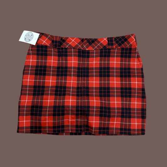 Vintage Dickies Plaid Mini Skirt – Y2K Schoolgirl Grunge