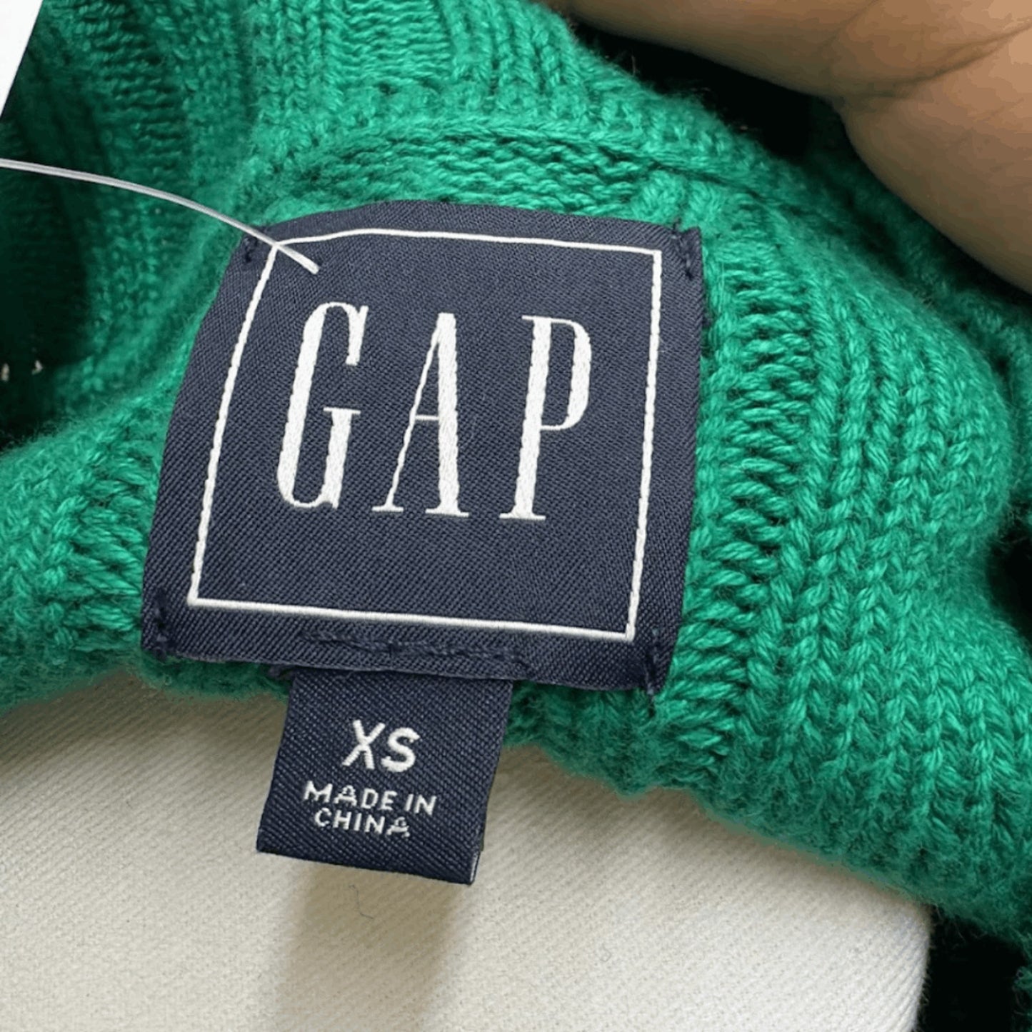 Vintage Gap Cotton Cable Sweater – Classic Preppy Staple