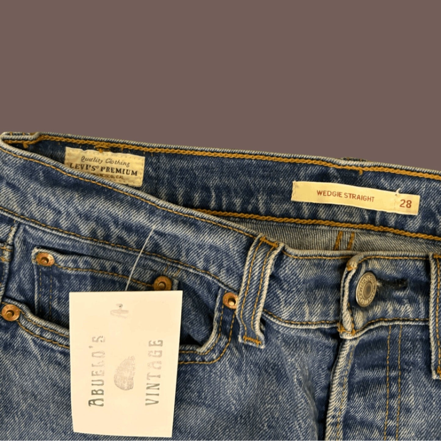 Vintage Levi’s Premium Wedgie Shorts – Raw Hem Custom Crop